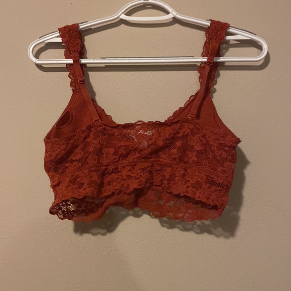 No Boundaries Dark Orange Lace Bralette - Picture 2 of 4